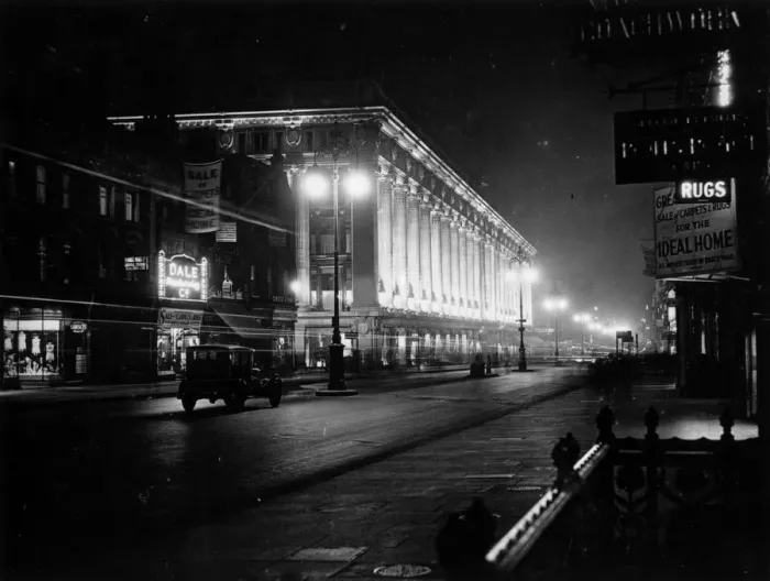 Framed Print : Selfridges Lights Framed Print : Selfridges Lights