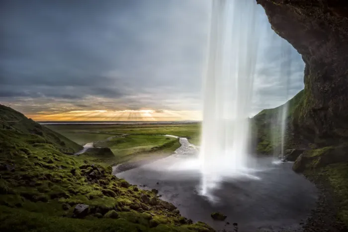 Framed Print : Seljalandsfoss Sunset Framed Print : Seljalandsfoss Sunset