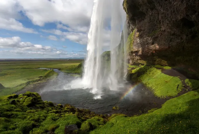 Framed Print : Seljalandsfoss waterfall, Iceland