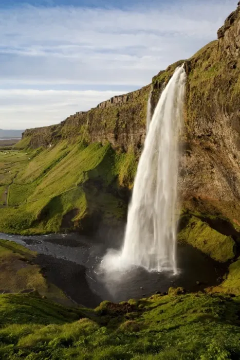 Framed Print : Seljalandsfoss waterfall, Porsmoerk, South Iceland, Iceland, Europe Framed Print : Seljalandsfoss waterfall, Porsmoerk, South Iceland, Iceland, Europe