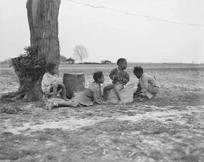 Framed Print : Seminole Indian Children Playing Beneath Tree Framed Print : Seminole Indian Children Playing Beneath Tree