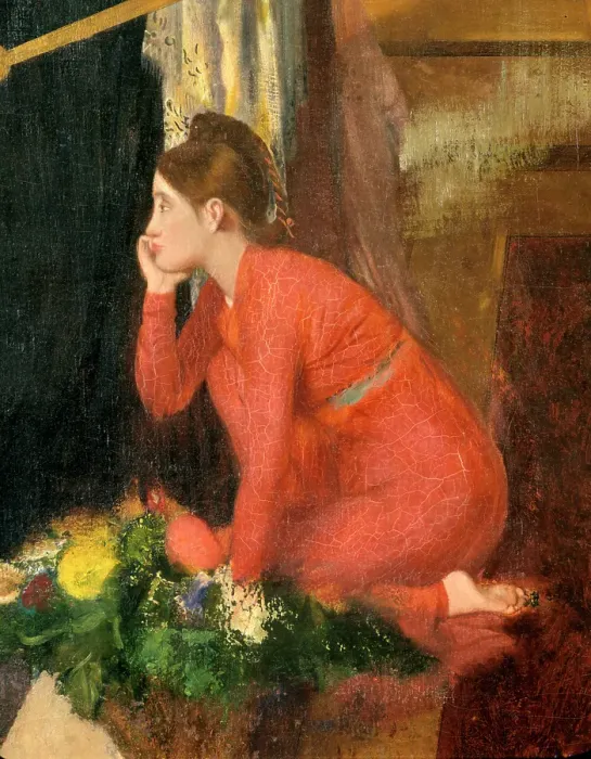 Framed Print : Semiramis Building Babylon (unfinished), (detail), 1860-1862. Artist: Edgar Degas Framed Print : Semiramis Building Babylon (unfinished), (detail), 1860-1862. Artist: Edgar Degas