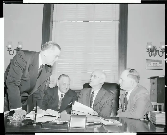 Framed Print : Senate Committee Members Participating in a Meeting Framed Print : Senate Committee Members Participating in a Meeting