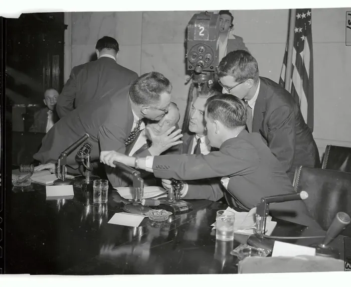 Framed Print : Senate Discussing McCarthy Subpoena Framed Print : Senate Discussing McCarthy Subpoena
