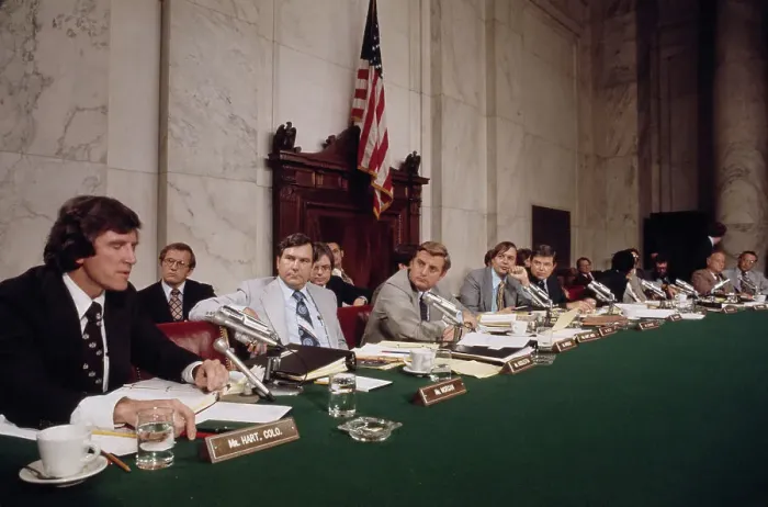 Framed Print : Senate Intelligence Committee, 1975
