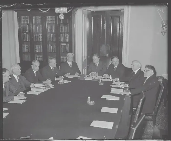 Framed Print : Senate Meeting in 1933 Framed Print : Senate Meeting in 1933