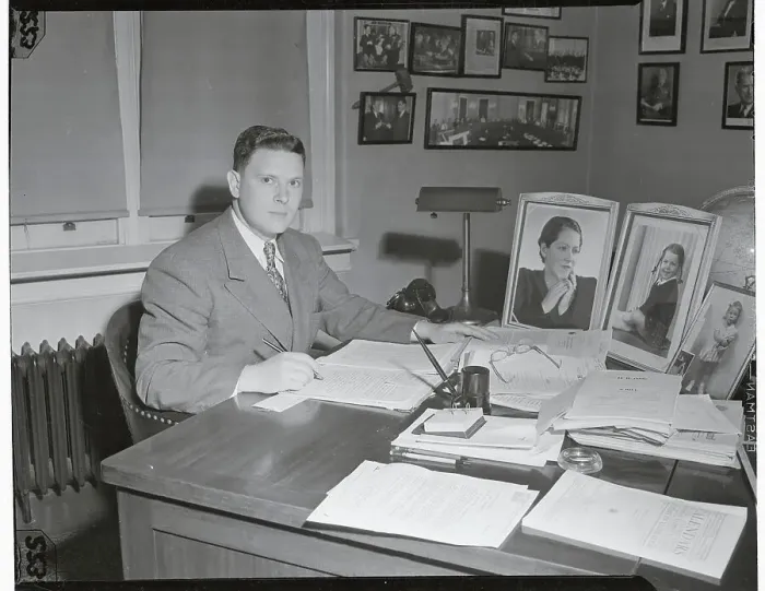 Framed Print : Senator Albert Gore in 1942 Framed Print : Senator Albert Gore in 1942
