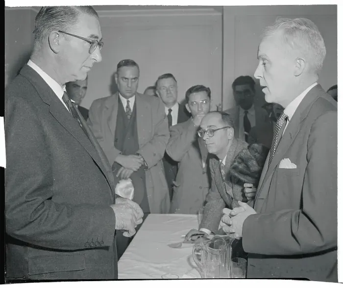 Framed Print : Senator Estes Kefauver and Paul Butler Framed Print : Senator Estes Kefauver and Paul Butler