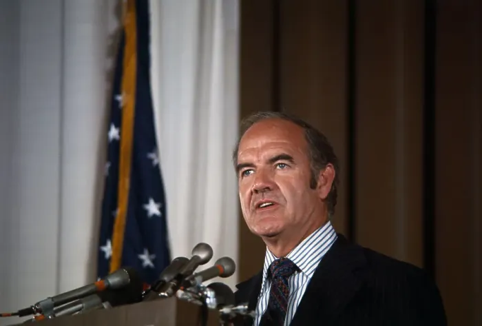 Framed Print : Senator Gerorge McGovern