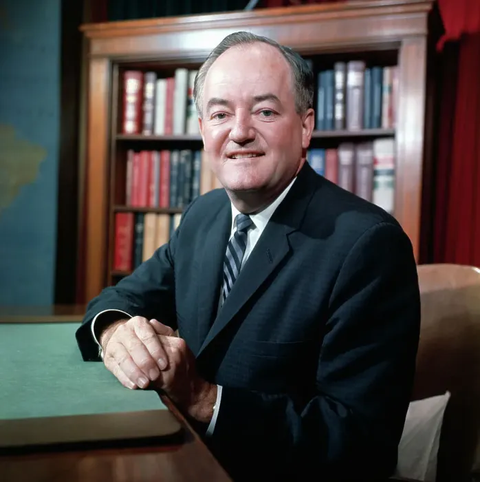 Framed Print : Senator Hubert Humphrey Framed Print : Senator Hubert Humphrey