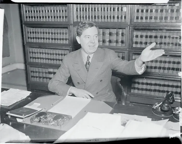 Framed Print : Former Senator Huey P. Long Gesturing at His Desk Framed Print : Former Senator Huey P. Long Gesturing at His Desk