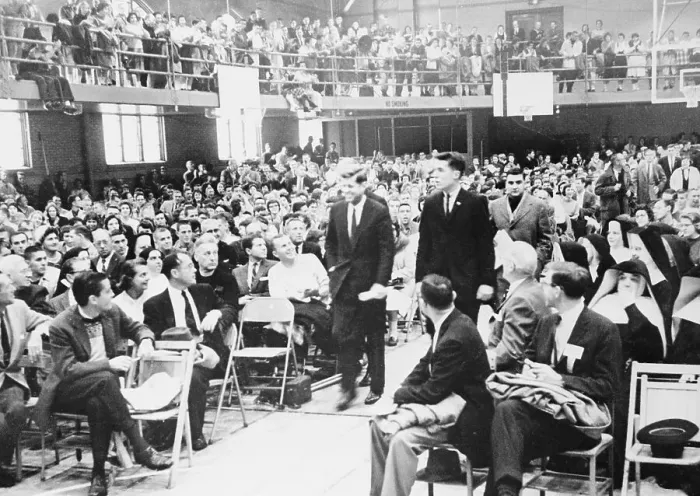 Framed Print : Senator John F. Kennedy at Marquette University Framed Print : Senator John F. Kennedy at Marquette University