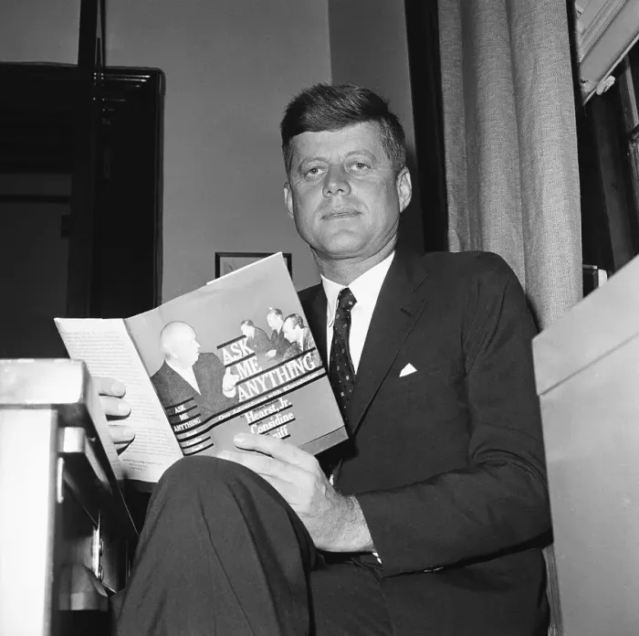 Framed Print : Senator John F. Kennedy Reading Framed Print : Senator John F. Kennedy Reading