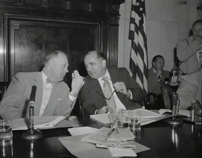 Framed Print : Senator Joseph McCarthy and Karl Mundt Framed Print : Senator Joseph McCarthy and Karl Mundt