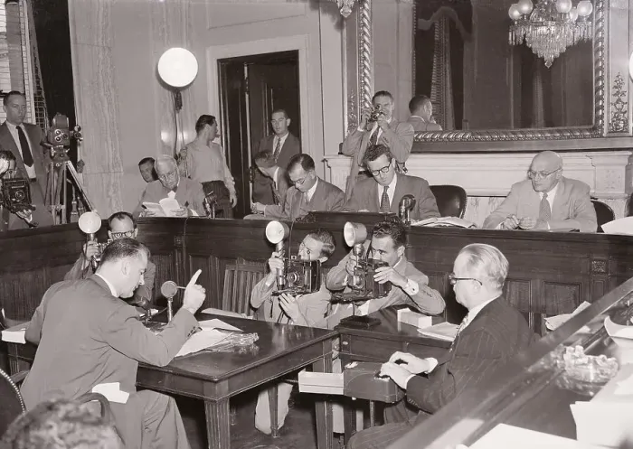 Framed Print : Senator Joseph R. McCarthy During Senate Hearing Framed Print : Senator Joseph R. McCarthy During Senate Hearing