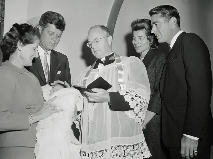 Framed Print : Senator Kennedy Attending Christening Sevices Framed Print : Senator Kennedy Attending Christening Sevices