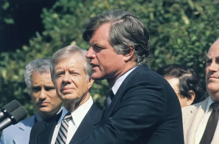 Framed Print : Senator Kennedy Giving a Speech Framed Print : Senator Kennedy Giving a Speech