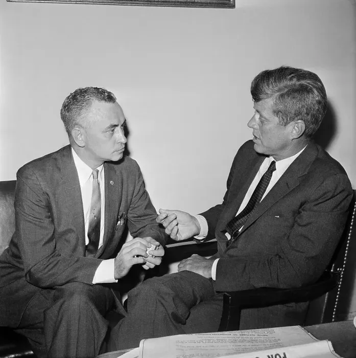 Framed Print : Senator Kennedy Meeting with Labor Leader Framed Print : Senator Kennedy Meeting with Labor Leader