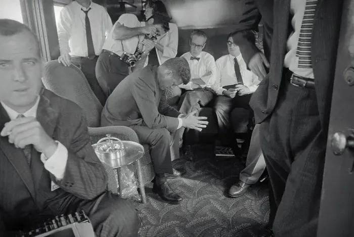 Framed Print : Senator Kennedy Tired from Campaigning Framed Print : Senator Kennedy Tired from Campaigning