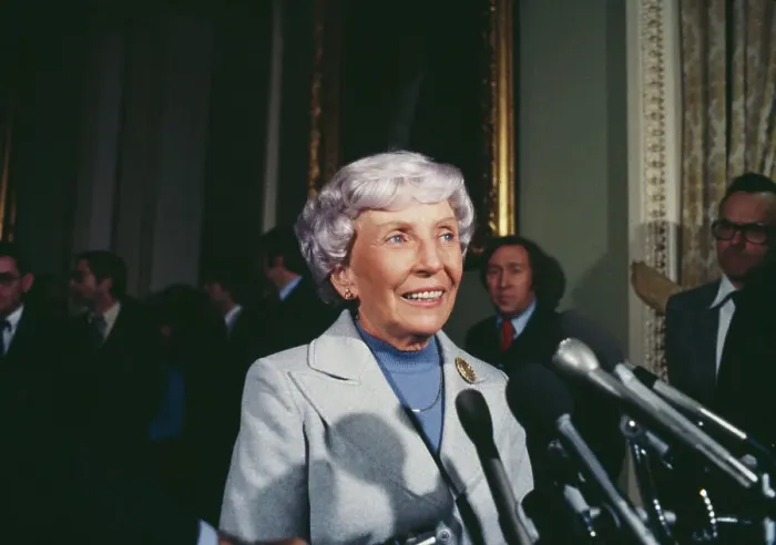 Framed Print : Senator Muriel Humphrey