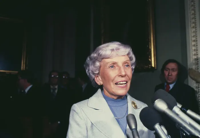 Framed Print : Senator Muriel Humphrey