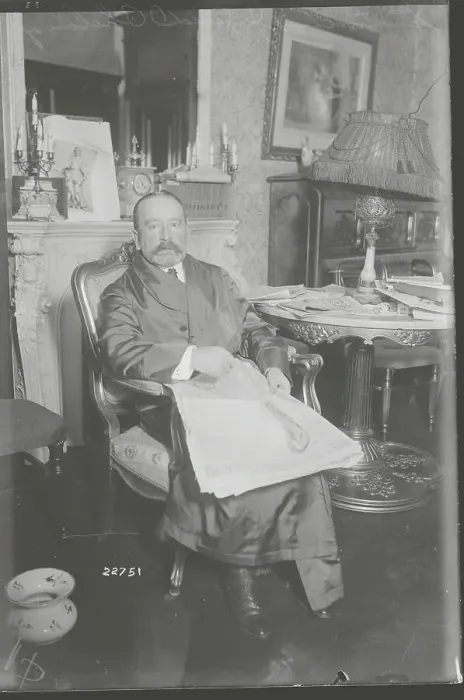 Framed Print : Senator Phelan Relaxing at Home Framed Print : Senator Phelan Relaxing at Home
