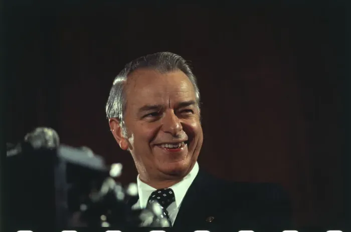 Framed Print : Senator Robert Byrd at Microphones Framed Print : Senator Robert Byrd at Microphones