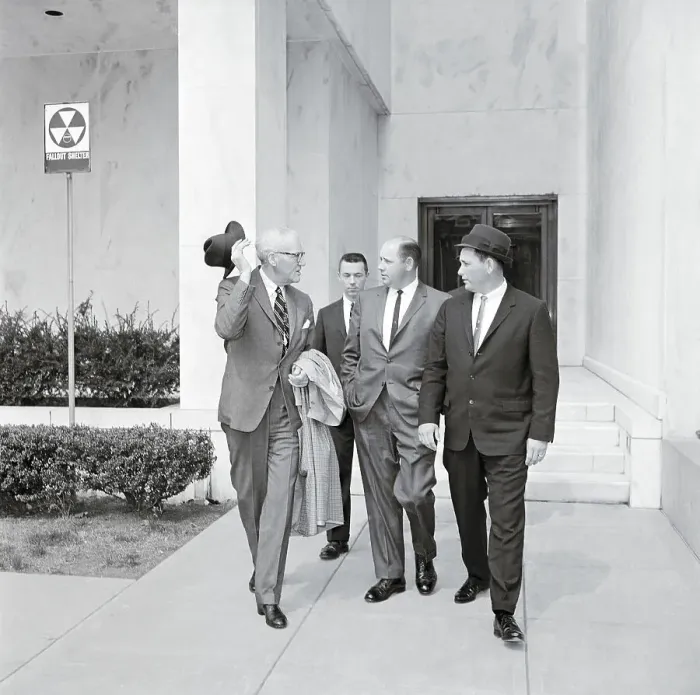 Framed Print : Senator Walking with Kennedy Assassination Witnesses Framed Print : Senator Walking with Kennedy Assassination Witnesses