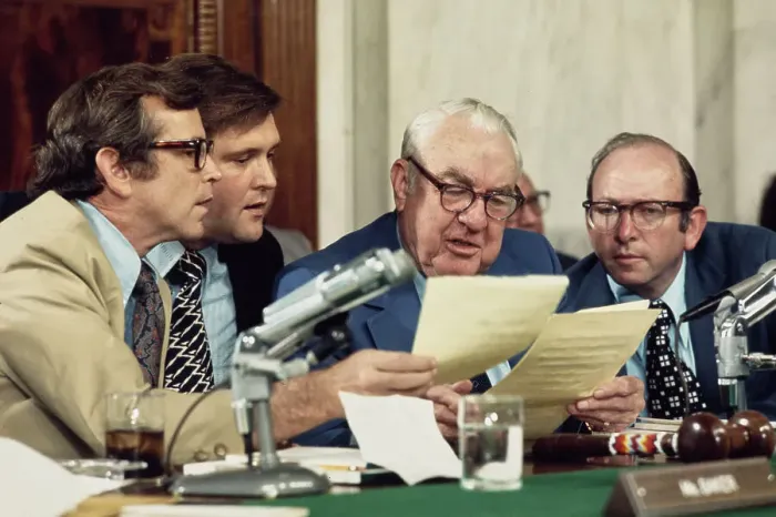 Framed Print : Senators & Counselors At Nixon Hearings Framed Print : Senators & Counselors At Nixon Hearings