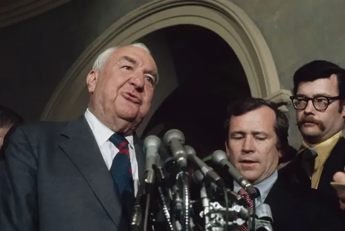 Framed Print : Senators Howard Baker and Sam Ervin Framed Print : Senators Howard Baker and Sam Ervin