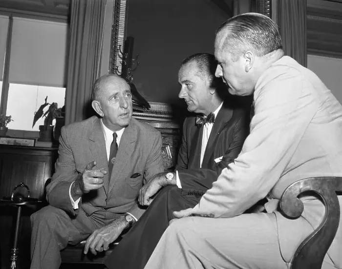 Framed Print : Senators Lyndon Johnson, Richard B. Russell and William Knowland discuss the Civil Rights Bill 1957 Framed Print : Senators Lyndon Johnson, Richard B. Russell and William Knowland discuss the Civil Rights Bill 1957