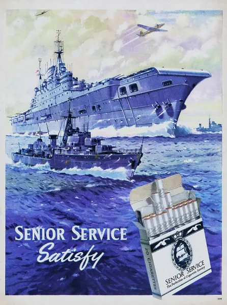 Prints of Senior Service Cigarettes