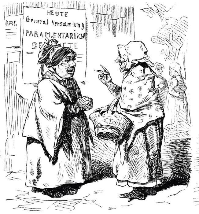 Framed Print : Two senior women talking on street Framed Print : Two senior women talking on street