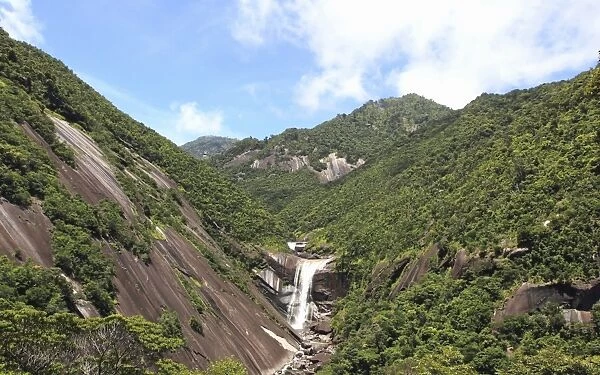 Senpiro falls on Yakushima UNESCO Island