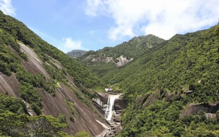 Framed Print : Senpiro falls on Yakushima UNESCO Island Framed Print : Senpiro falls on Yakushima UNESCO Island