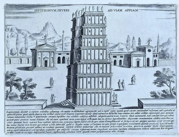 Framed Print : Septizonium Severi ad Viam Appiam, The Septizonium was built by Septimus Severus and inaugurated in 203 AD. It was located in the south-eastern corner of the Palatine Hill and was several storeys high, historical Rome, Italy Framed Print : Septizonium Severi ad Viam Appiam, The Septizonium was built by Septimus Severus and inaugurated in 203 AD. It was located in the south-eastern corner of the Palatine Hill and was several storeys high, historical Rome, Italy