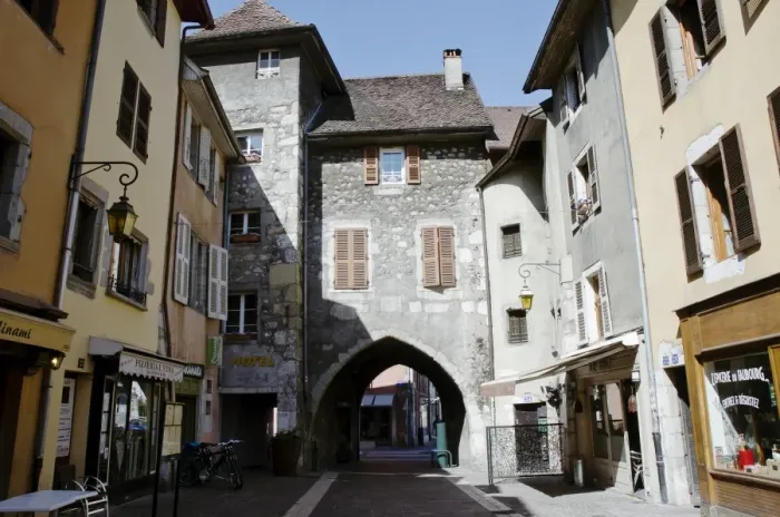 Framed Print : Sepulchre Gate in Annecy, France Framed Print : Sepulchre Gate in Annecy, France