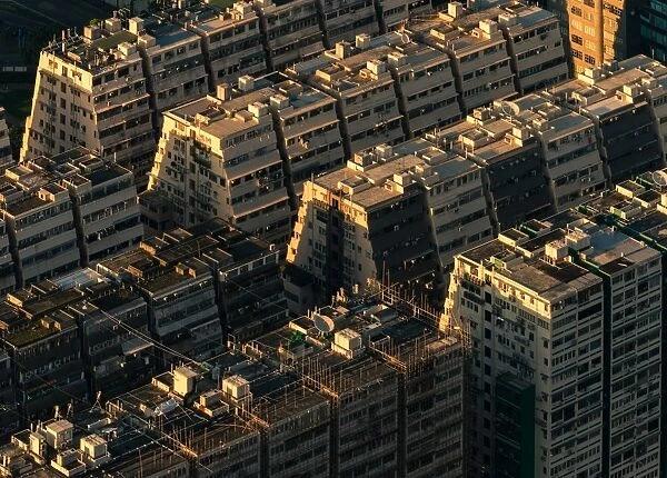 series of Apartment building in Hong Kong