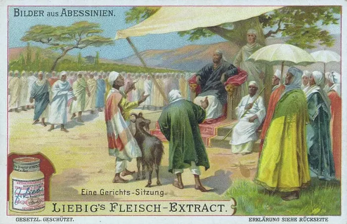 Framed Print : Series of pictures from Abyssinia, Ethiopia, a court session, Historical, digitally restored reproduction of a collector's picture from ca 1900, exact date u Framed Print : Series of pictures from Abyssinia, Ethiopia, a court session, Historical, digitally restored reproduction of a collector's picture from ca 1900, exact date u
