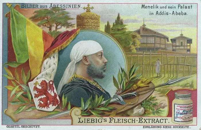 Framed Print : Series of pictures from Abyssinia, Ethiopia, Menelik and his palace in Addis-Abeba, Historical, digitally restored reproduction of a collector's picture from ca 1900, exact date unknown Framed Print : Series of pictures from Abyssinia, Ethiopia, Menelik and his palace in Addis-Abeba, Historical, digitally restored reproduction of a collector's picture from ca 1900, exact date unknown