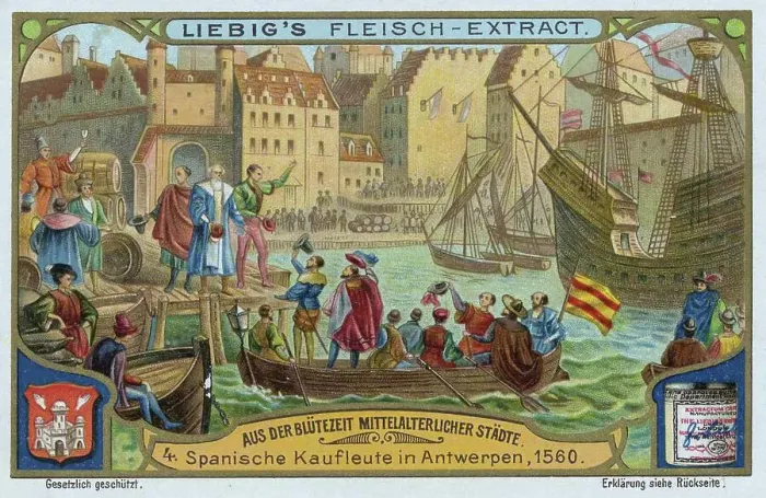 Framed Print : Series of pictures from the heyday of medieval cities, Spanish merchants in Antwerp, Belgium, in 1560, digitally restored reproduction of a collective picture from c. 1900, public domain, exact date unknown Framed Print : Series of pictures from the heyday of medieval cities, Spanish merchants in Antwerp, Belgium, in 1560, digitally restored reproduction of a collective picture from c. 1900, public domain, exact date unknown