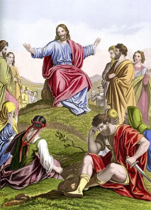 Framed Print : Sermon on the Mount Framed Print : Sermon on the Mount