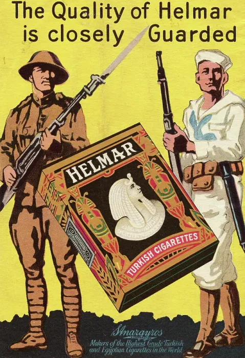 Framed Print : Servicemen Advertising Helmar Cigarettes Framed Print : Servicemen Advertising Helmar Cigarettes