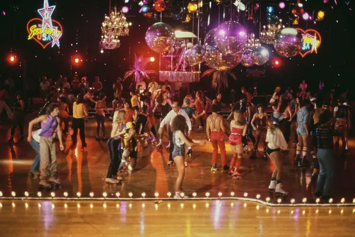 Framed Print : On The Set Of Skatetown, U.S.A Framed Print : On The Set Of Skatetown, U.S.A