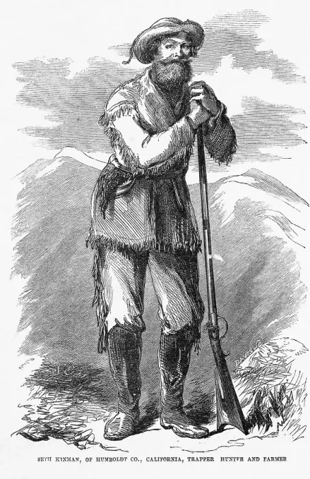 Framed Print : Seth Kinman Early Trapper Hunter Framed Print : Seth Kinman Early Trapper Hunter