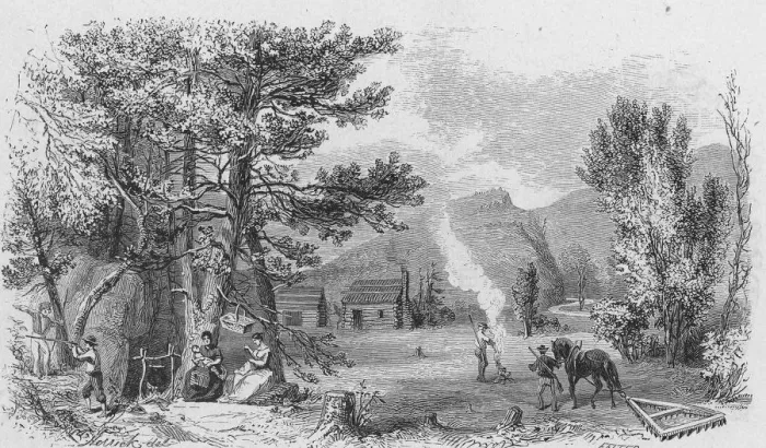 Framed Print : The Settlers Framed Print : The Settlers