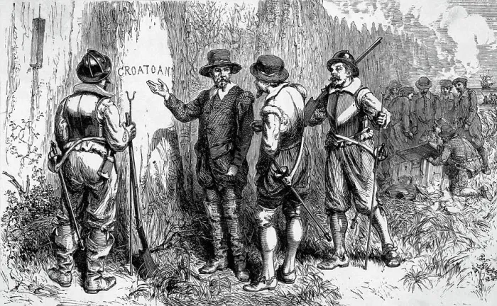 Framed Print : Settlers Find Remains Of Lost Colony Framed Print : Settlers Find Remains Of Lost Colony