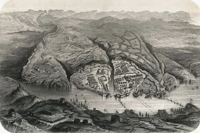 Framed Print : Sevastopol During Crimean War Framed Print : Sevastopol During Crimean War
