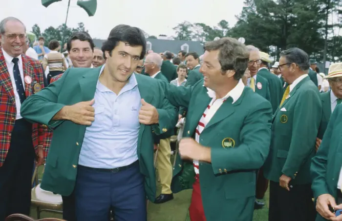 Framed Print : Seve Ballesteros Wearing Green Coat Framed Print : Seve Ballesteros Wearing Green Coat