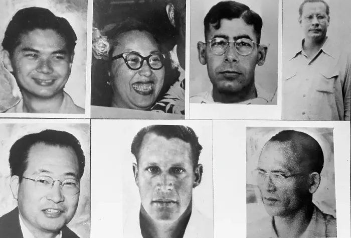 Framed Print : Seven Leaders of the Communist Party in Hawaii Framed Print : Seven Leaders of the Communist Party in Hawaii